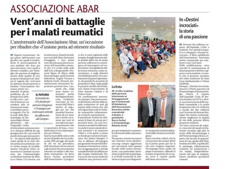 A.B.A.R su Giornale di Brescia