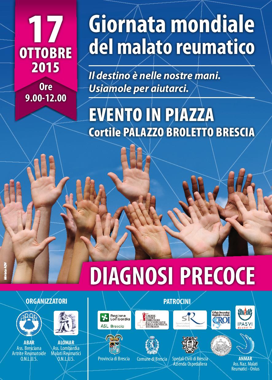 GIORNATA MONDIALE DEL MALATO REUMATICO-EVENTO IN PIAZZA