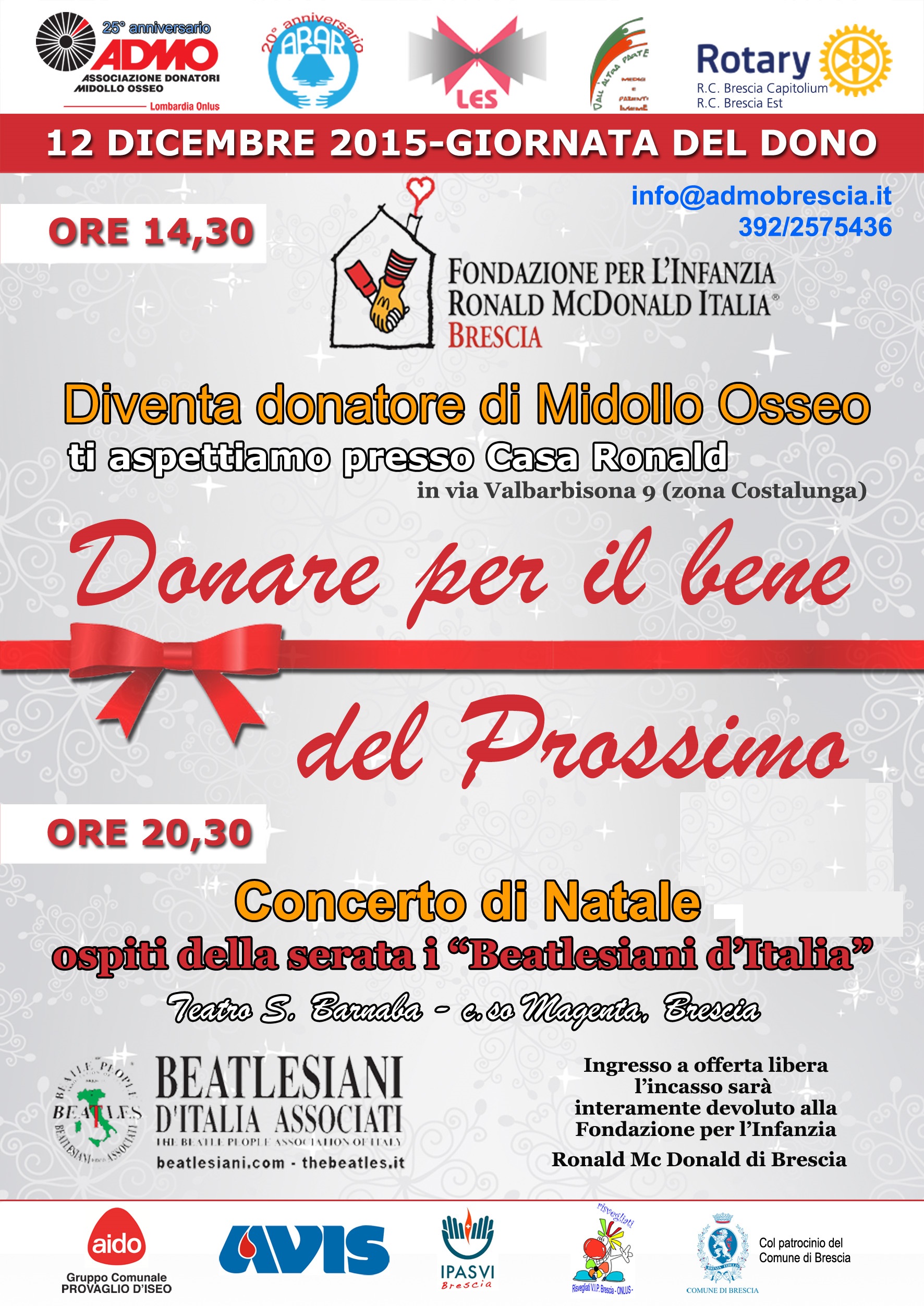 DONARE PER IL BENE DEL PROSSIMO