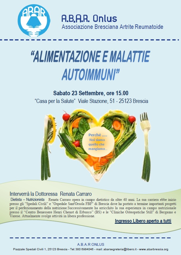 ALIMENTAZIONE E MALATTIE AUTOIMMUNI