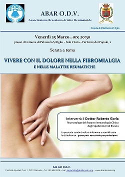 VIVERE CON IL DOLORE NELLA FIBROMIALGIA E NELLE MALATTIE REUMATICHE